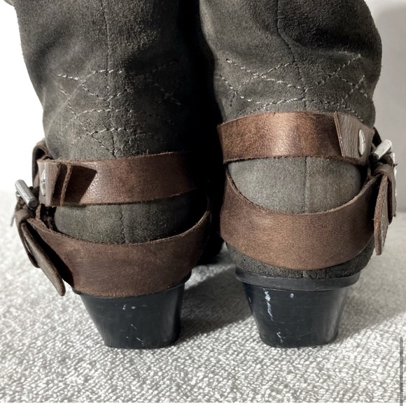 PIKOLINOS Two Tone Brown Leather Round Toe Ankle Boots 36 - Picture 12 of 15